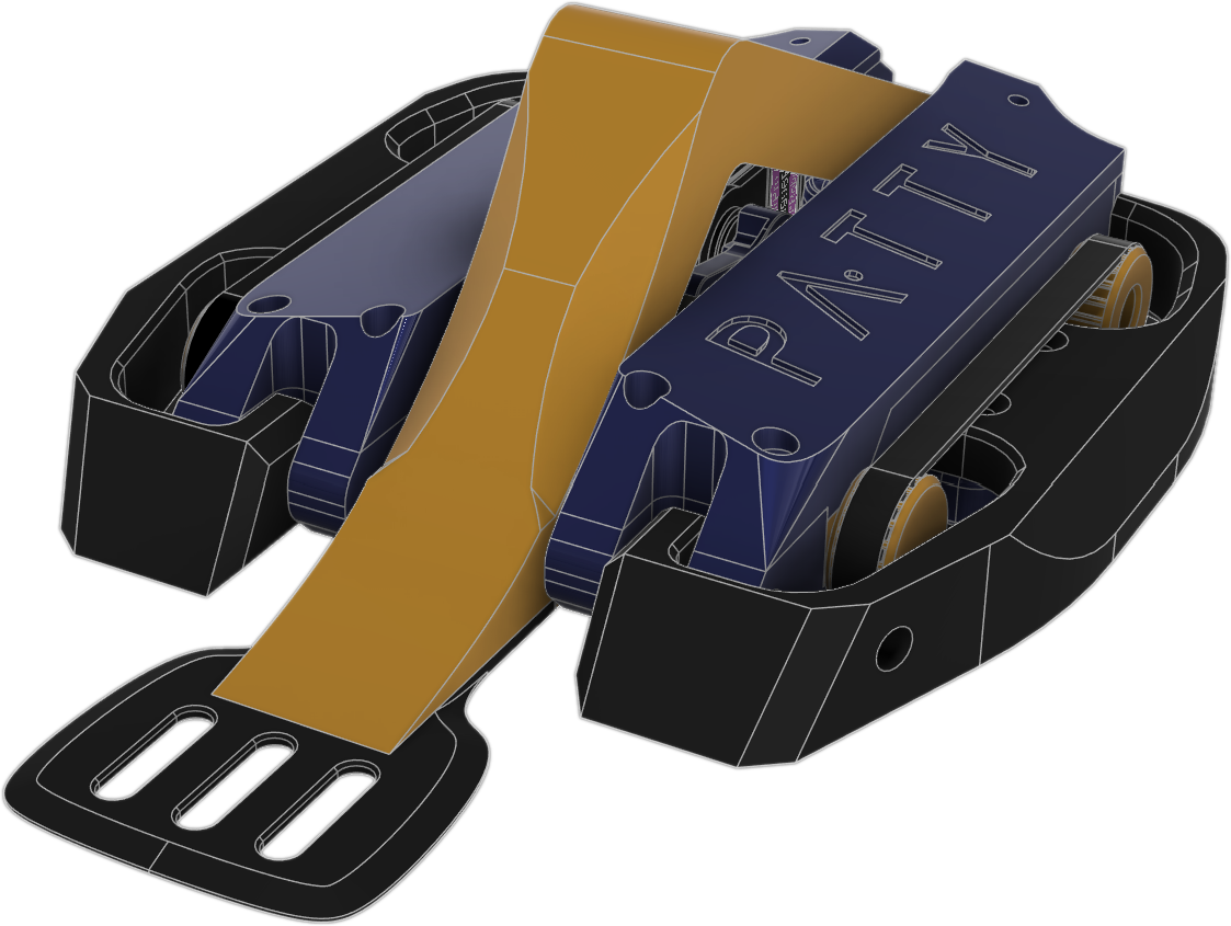 Patty combat robot CAD design