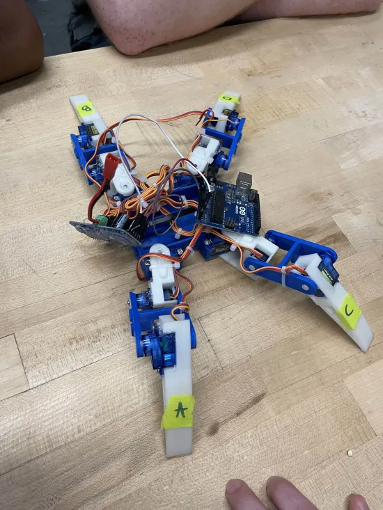 Quadruped robot prototype